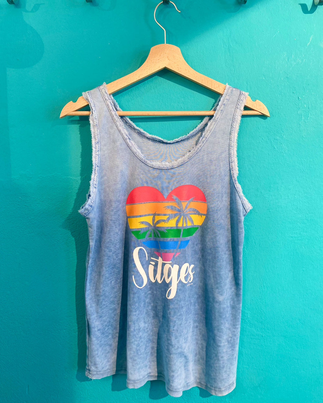 T-shirt tirantes Love Sun Sitges