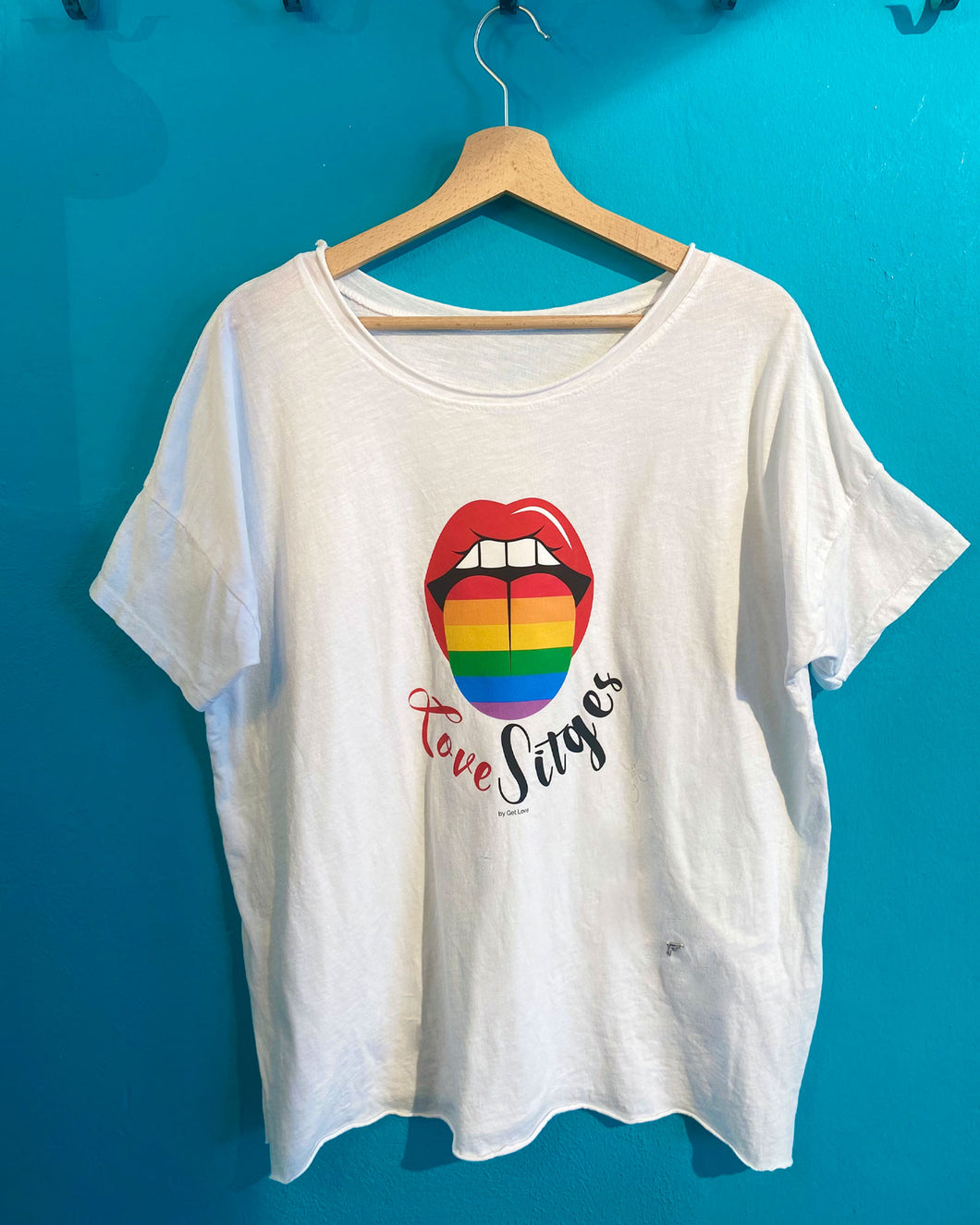 T-shirt cuello redondo Love Sitges